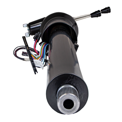 IDIDIT - 1969-72 GM A Body Chevelle El Camino Firebird GTO Tilt Floor Shift Steering Column with Keyed Ignition - Black Powder Coated - Image 4