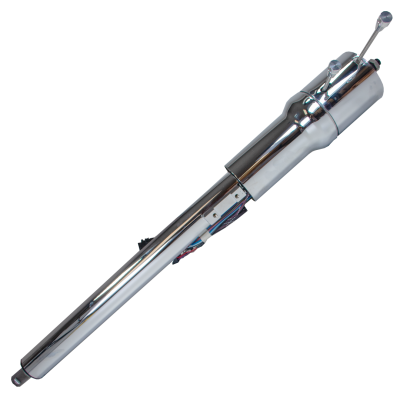 IDIDIT - 1969-72 GM A Body Chevelle El Camino Firebird GTO Tilt Floor Shift Steering Column with Keyed Ignition - Chrome - Image 2