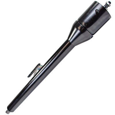 1955-1956 Chevy Tilt Floor Shift Steering Column - Black Powder Coated