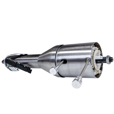 IDIDIT - 16" Shorty Tilt Floor Shift Steering Column - Paintable Steel - Image 2
