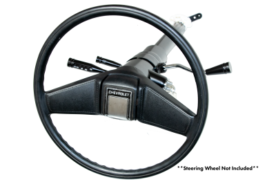 IDIDIT - 1984-87 Chevrolet Truck Tilt Column Shift with Keyed Ignition - Black - Image 4