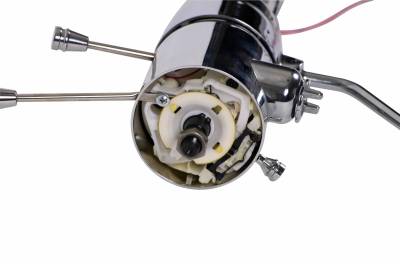 IDIDIT - 1976-86 Jeep CJ5 & CJ7 Tilt Column Shift with Keyed Ignition - Chrome - Image 4