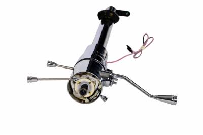 IDIDIT - 1976-86 Jeep CJ5 & CJ7 Tilt Column Shift with Keyed Ignition - Chrome - Image 2