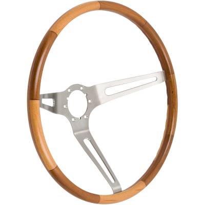 American Retro 1963-67 Corvette Teak Wood 16" Steering Wheel