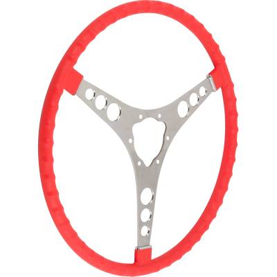 1956-57 Corvette Steering Wheel - Venetian Red 4
