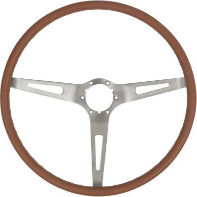 American Retro 1963 Corvette 15" Steering Wheel - Saddle Tan