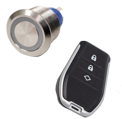 IDIDIT Push To Start Ignition System 22mm Dash or Column Mounted Metal Button